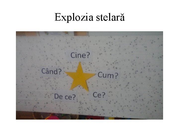 Explozia stelară 