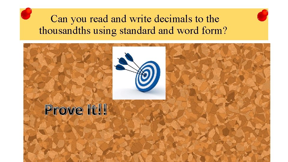 Can you read and write decimals to the thousandths using standard and word form?