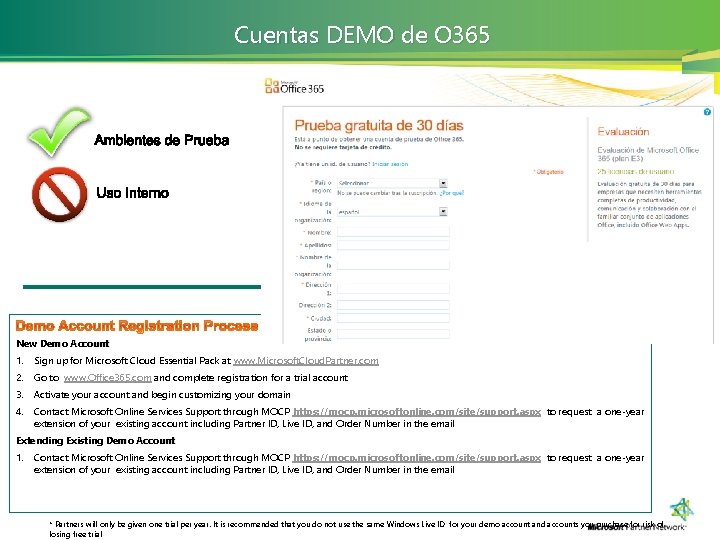 Cuentas DEMO de O 365 New Demo Account 1. Sign up for Microsoft Cloud