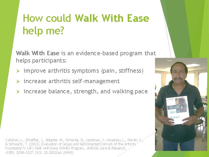 arthritis foundation walk with ease)