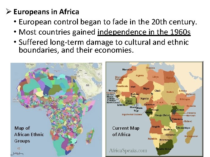 European Africanization Todays Issues Africa European colonialism of the 1800