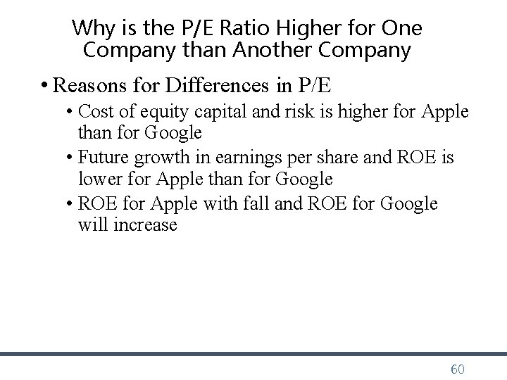 Why is the P/E Ratio Higher for One Company than Another Company • Reasons Why is the P/E Ratio Higher for One Company than Another Company • Reasons