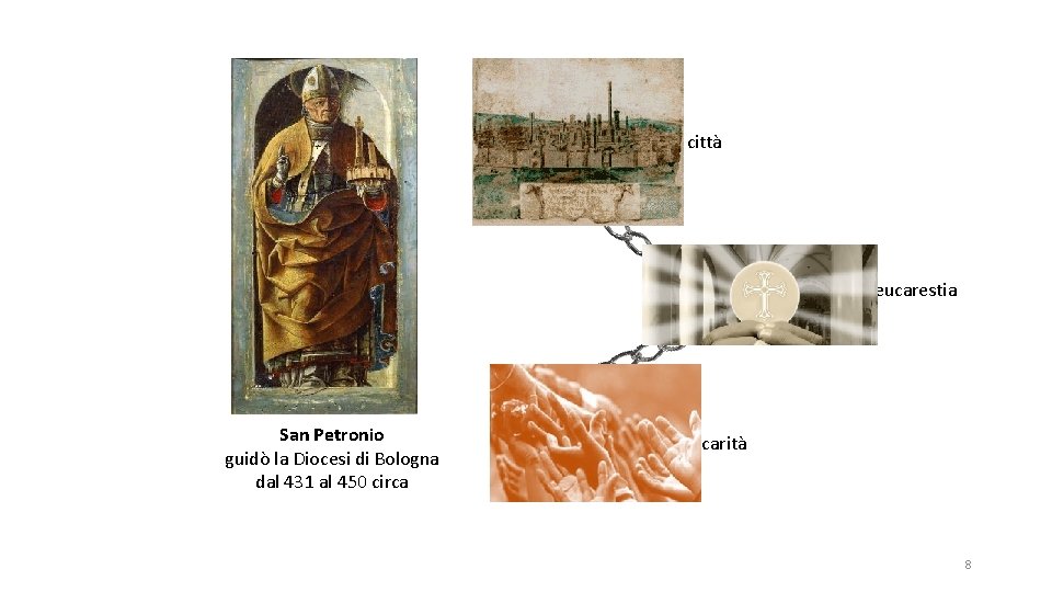 città eucarestia San Petronio guidò la Diocesi di Bologna dal 431 al 450 circa