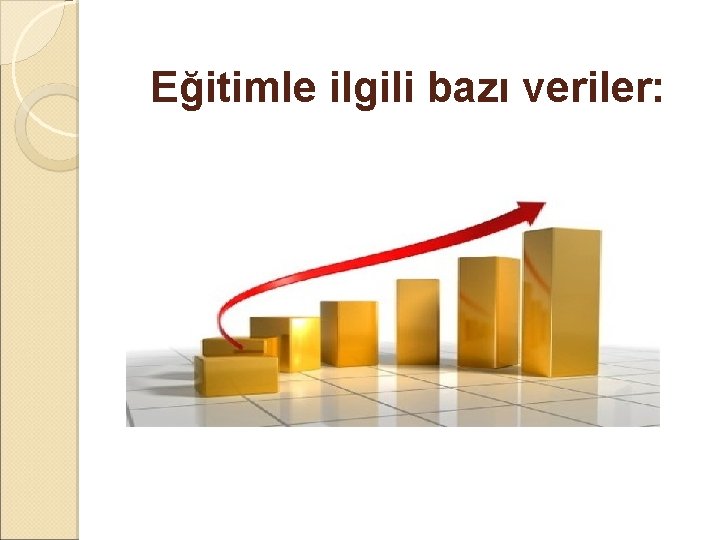 Eğitimle ilgili bazı veriler: 