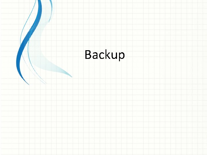 Backup 