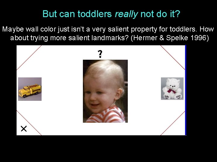 But can toddlers really not do it? Maybe wall color just isn’t a very