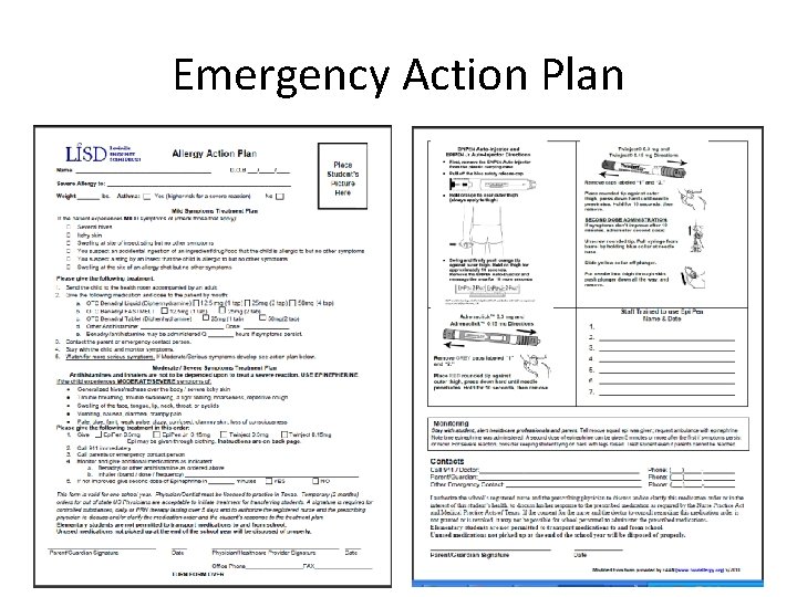 Emergency Action Plan Emergency Action Plan