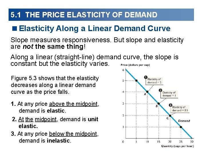 Elasticities Of Demand Supply 5 Chapter Checklist Type