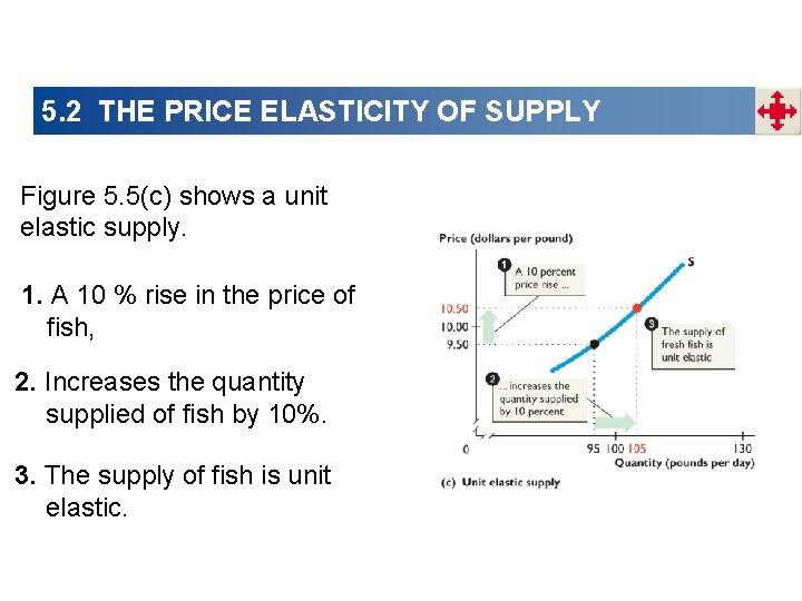 5. 2 THE PRICE ELASTICITY OF SUPPLY Figure 5. 5(c) shows a unit elastic