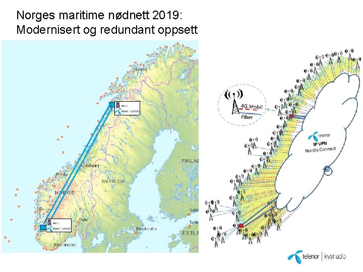 Norges maritime nødnett 2019: Modernisert og redundant oppsett 