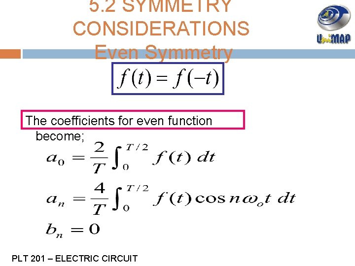 CHAPTER 5 FOURIER SERIES SAIDATUL SHEMA BINTI SAAD
