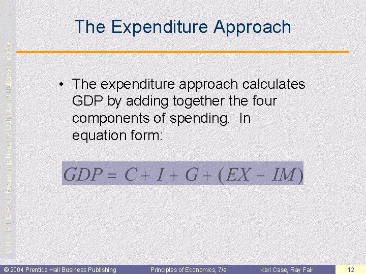 C H A P T E R 6: Measuring National Output and National Income