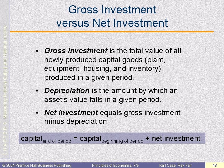 C H A P T E R 6: Measuring National Output and National Income