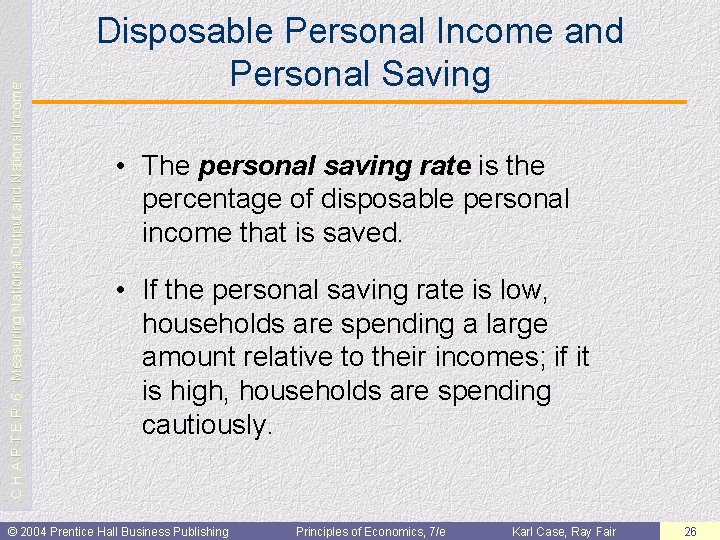 C H A P T E R 6: Measuring National Output and National Income