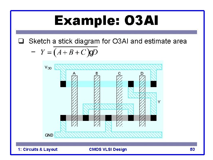 Example: O 3 AI q Sketch a stick diagram for O 3 AI and Example: O 3 AI q Sketch a stick diagram for O 3 AI and