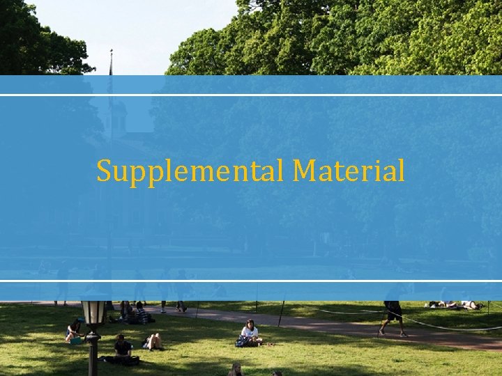 Supplemental Material 
