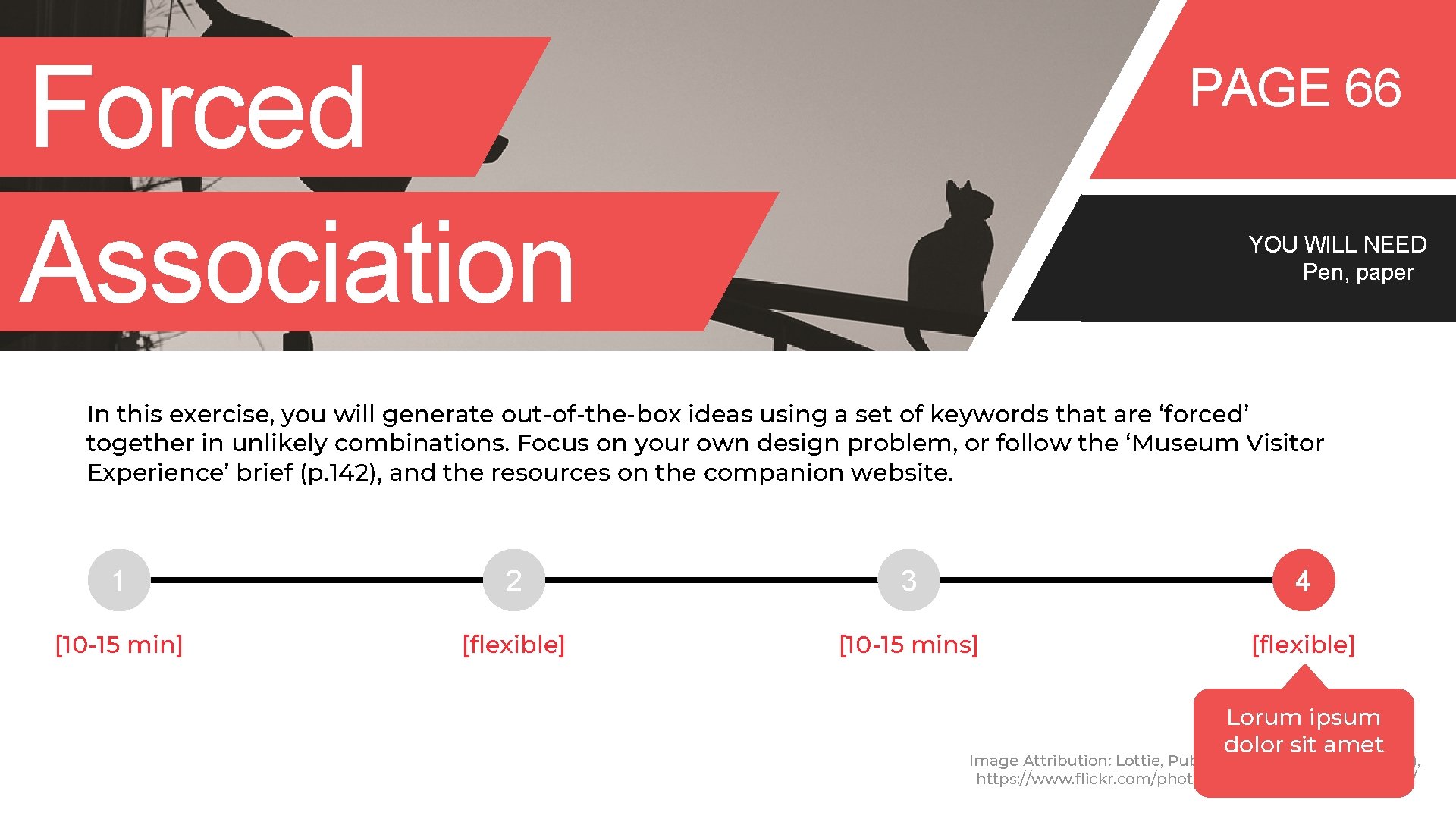 Forced Association PAGE 66 YOU WILL NEED Pen, paper In this exercise, you will