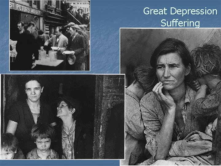 Great Depression Suffering 