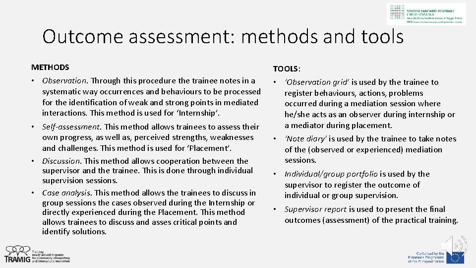 Option Assessment Method Workshop 4 Unit 4 Assessment methodology for Practical