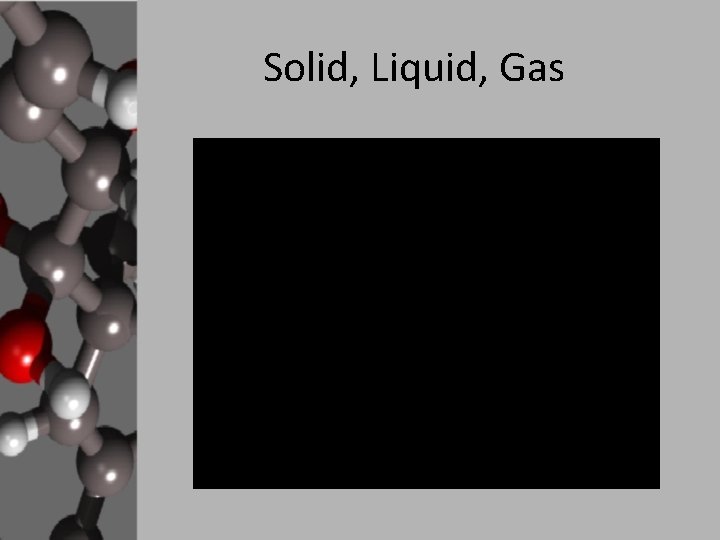 Solid, Liquid, Gas 