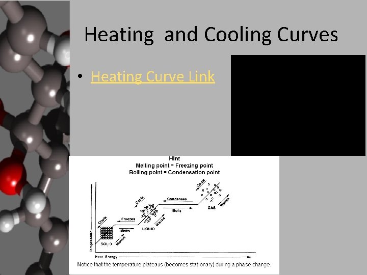 Heating and Cooling Curves • Heating Curve Link 