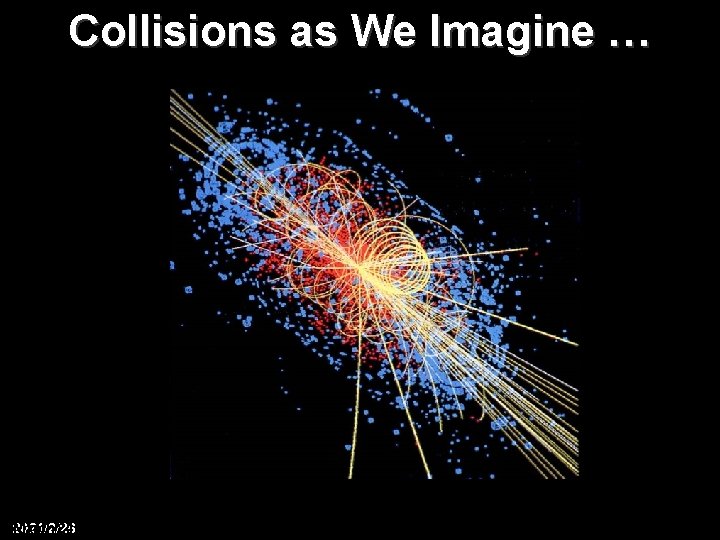 Collisions as We Imagine … 2021/2/26 March 24, 2007 Dark Puzzles of the Universe