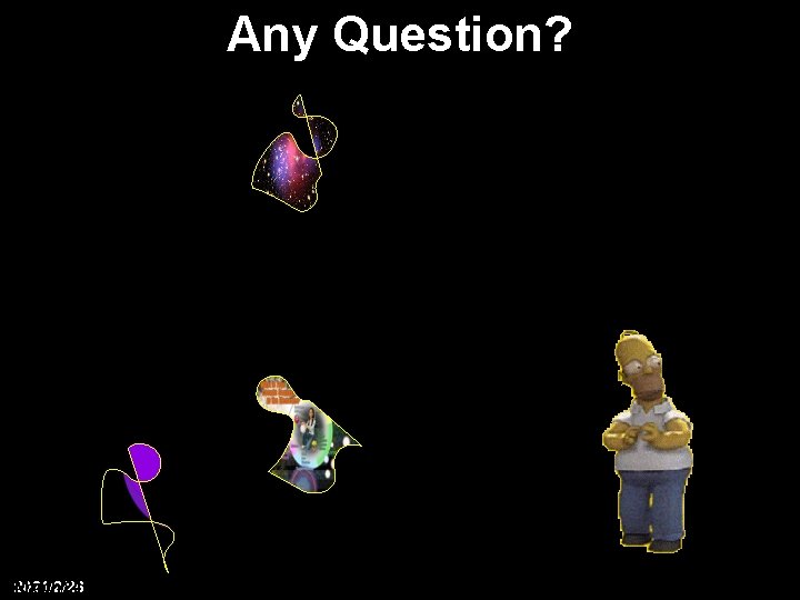 Any Question? March 24, 2007 2021/2/26 Dark Puzzles of the Universe 34 