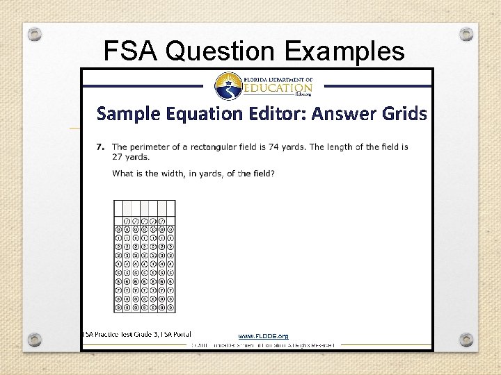 FSA Question Examples 