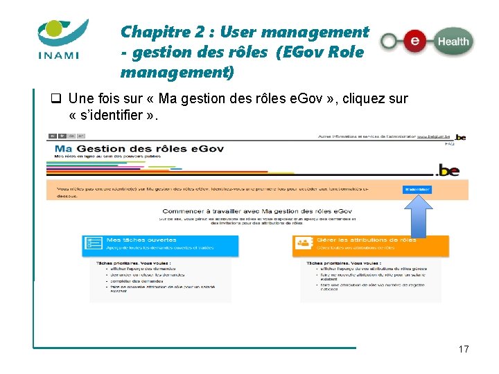 Chapitre 2 : User management - gestion des rôles (EGov Role management) q Une