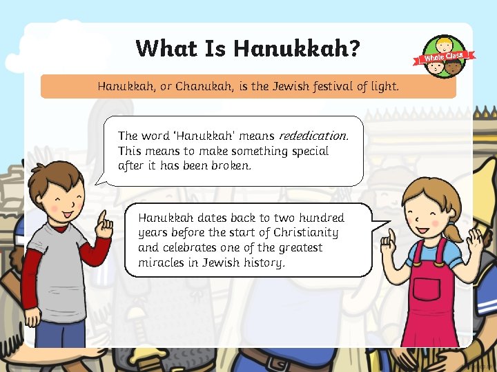 What Is Hanukkah? Hanukkah, or Chanukah, is the Jewish festival of light. The word