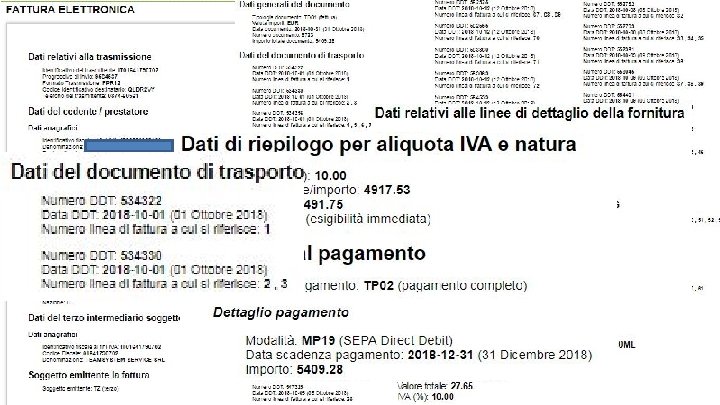 Il pdf della fattura elettronica 