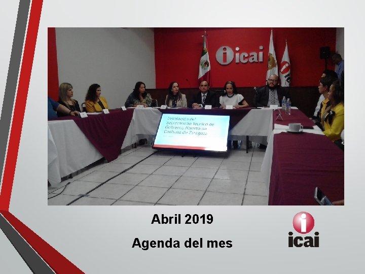 Abril 2019 Agenda del mes 