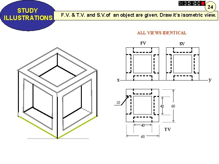 STUDY Z ILLUSTRATIONS 24 F. V. & T. V. and S. V. of an