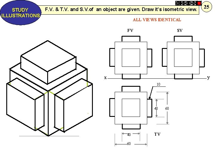 STUDY Z ILLUSTRATIONS F. V. & T. V. and S. V. of an object