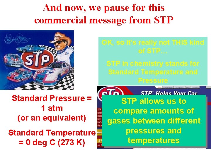 And now, we pause for this commercial message from STP OK, so it’s really