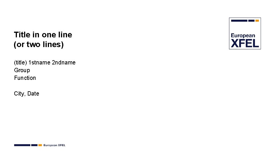 Title in one line (or two lines) (title) 1 stname 2 ndname Group Function Title in one line (or two lines) (title) 1 stname 2 ndname Group Function
