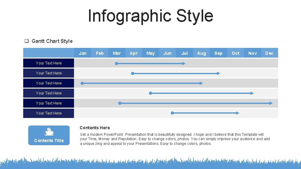 Infographic Style q Gantt Chart Style Jan Feb Mar Apr May Jun Jul Aug