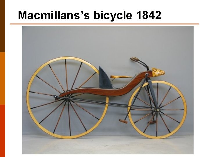 Macmillans’s bicycle 1842 