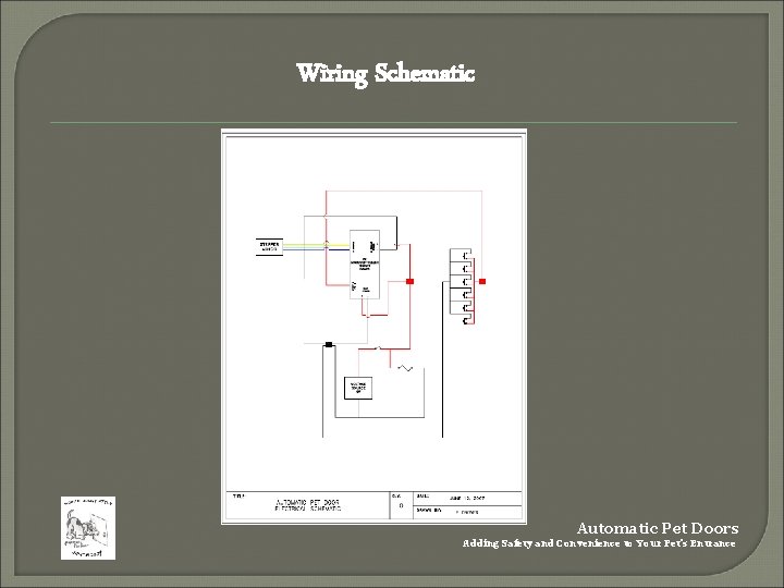 Wiring Schematic Automatic Pet Doors Adding Safety and Convenience to Your Pet’s Entrance 