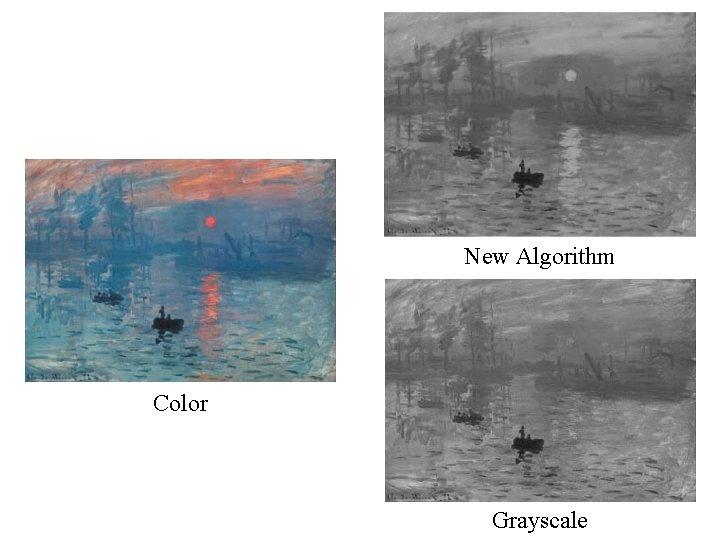 New Algorithm Color Grayscale New Algorithm Color Grayscale