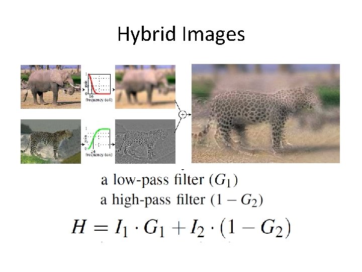 Hybrid Images Hybrid Images