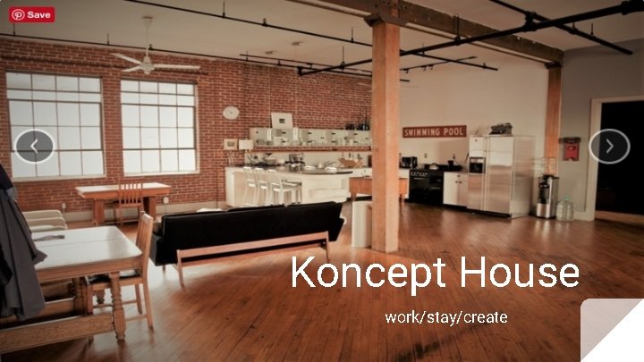 Koncept House work/stay/create 