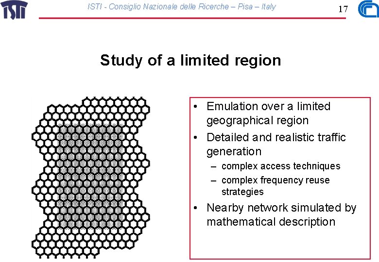 ISTI - Consiglio Nazionale delle Ricerche – Pisa – Italy 17 Study of a