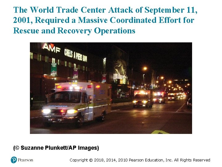 The World Trade Center Attack of September 11, 2001, Required a Massive Coordinated Effort