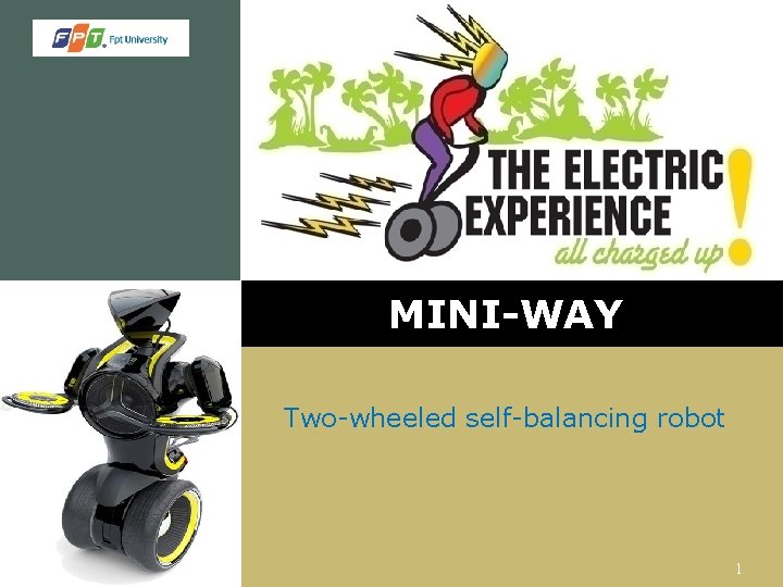 LOGO MINI-WAY Two-wheeled self-balancing robot 1 
