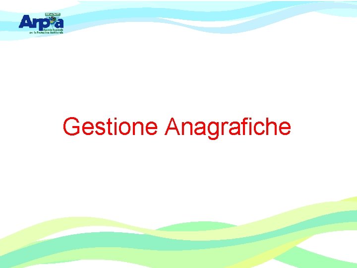 Gestione Anagrafiche 