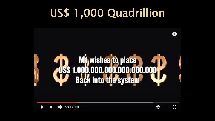 US$ 1, 000 Quadrillion 
