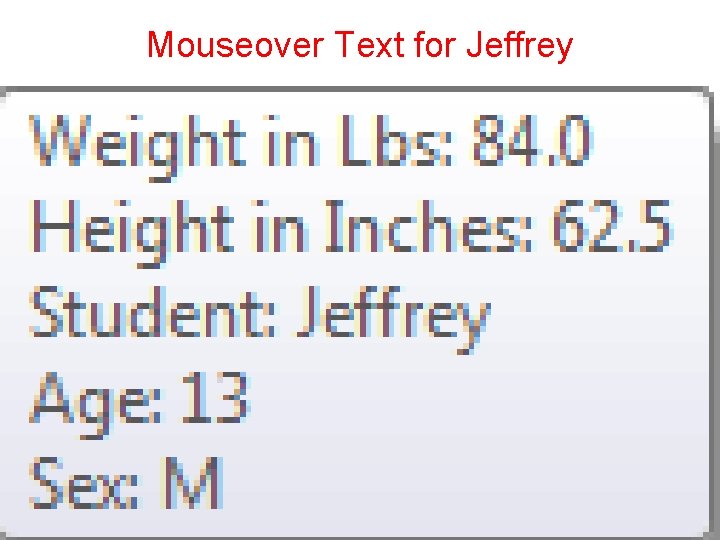 Mouseover Text for Jeffrey 