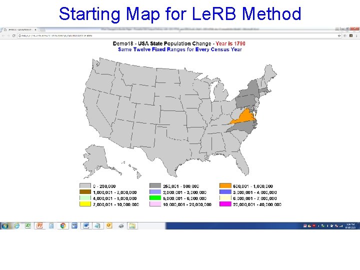 Starting Map for Le. RB Method 