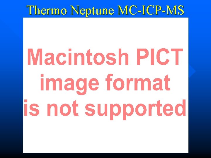 Thermo Neptune MC-ICP-MS 
